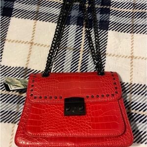 Badgley Mischka Crocodile Crossbody Shoulder Bag *NEW* w/tags (MSRP $129.00)